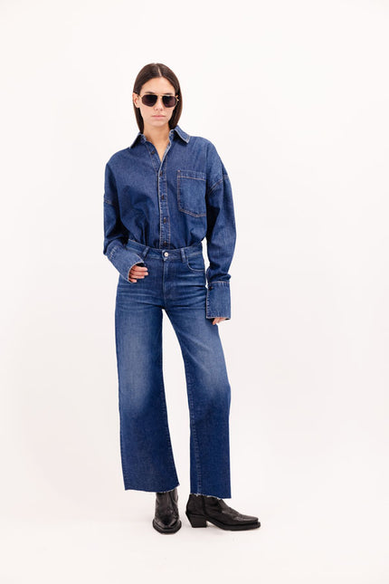 Angie Denim- Dusty Blue