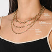 4mm Italian Chain Link Necklace- 18