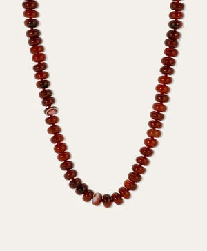 Adina Reyter- Bordeaux Gemstone Necklace in Carnelian. Available at Edit by Elaine Turner in Houston, TX. 