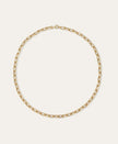 Adina Reyter- Italian Chain Link Necklace. Available at Edit by Elaine Turner in Houston, TX. Full view. 
