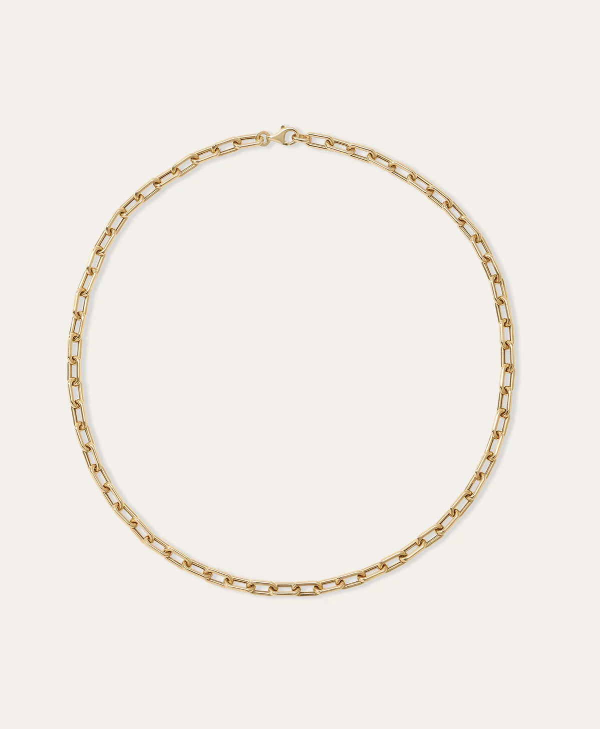 Adina Reyter- Italian Chain Link Necklace. Available at Edit by Elaine Turner in Houston, TX. Full view. 