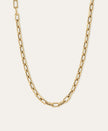 Adina Reyter- Italian Chain Link Necklace. Available at Edit by Elaine Turner in Houston, TX. Close-up view. 