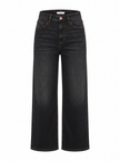 Icon Denim- Angie Crop Jeans - Noir