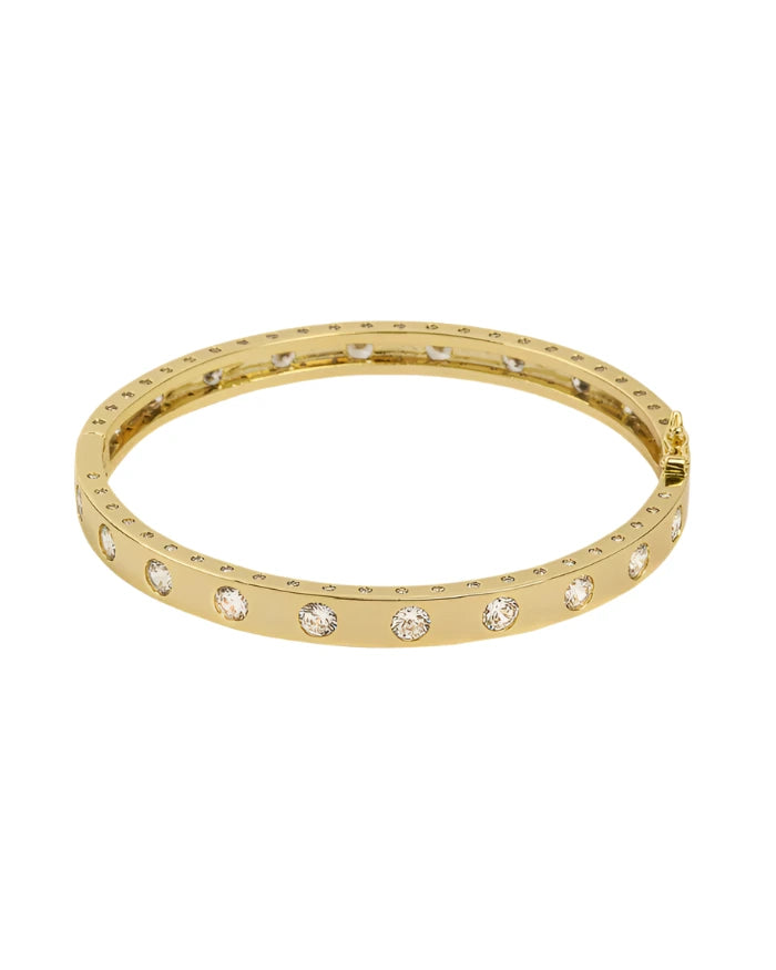 Ashley Hinge Cuff- Gold