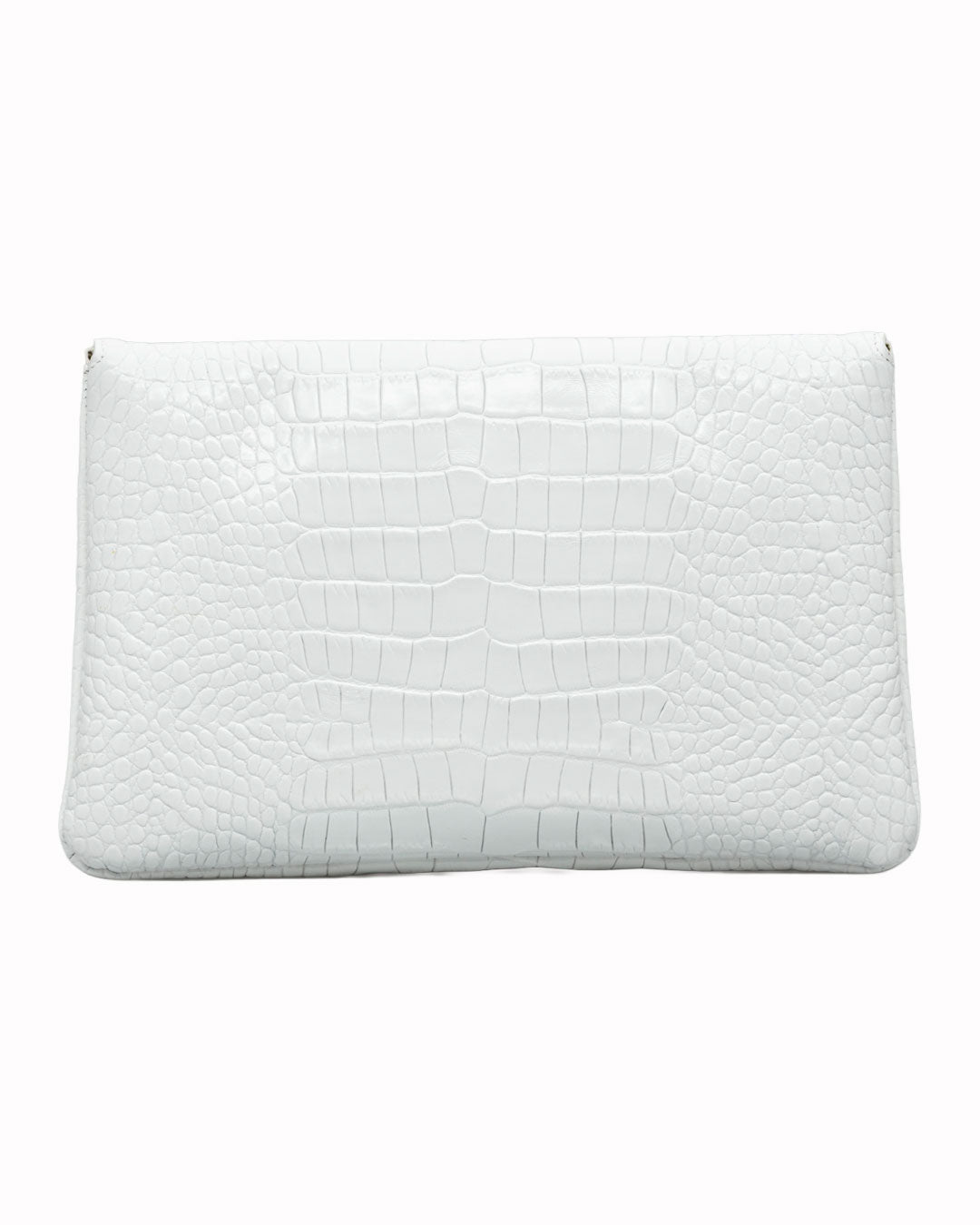 Elaine Turner- Bella Clutch- White Croc - Edit by Elaine Turner