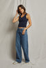 Blondie Ribbed Tank- Navy