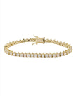 Gold Not Your Basic Tennis Bracelet