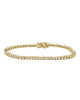 Gold Baby Not Your Basic Tennis Bracelet