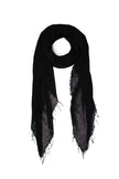 Black Cashmere & Silk Scarf