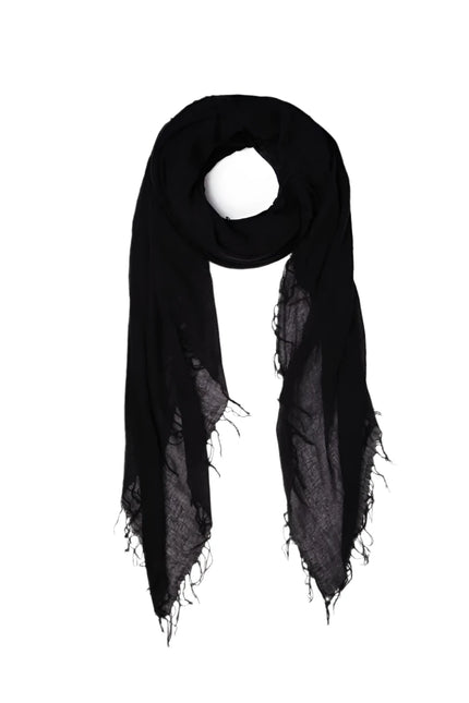 Black Cashmere & Silk Scarf