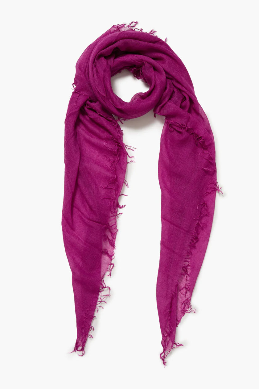 Purple Orchid Cashmere & Silk Scarf