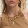 Baguette Diamond Hinged Charm