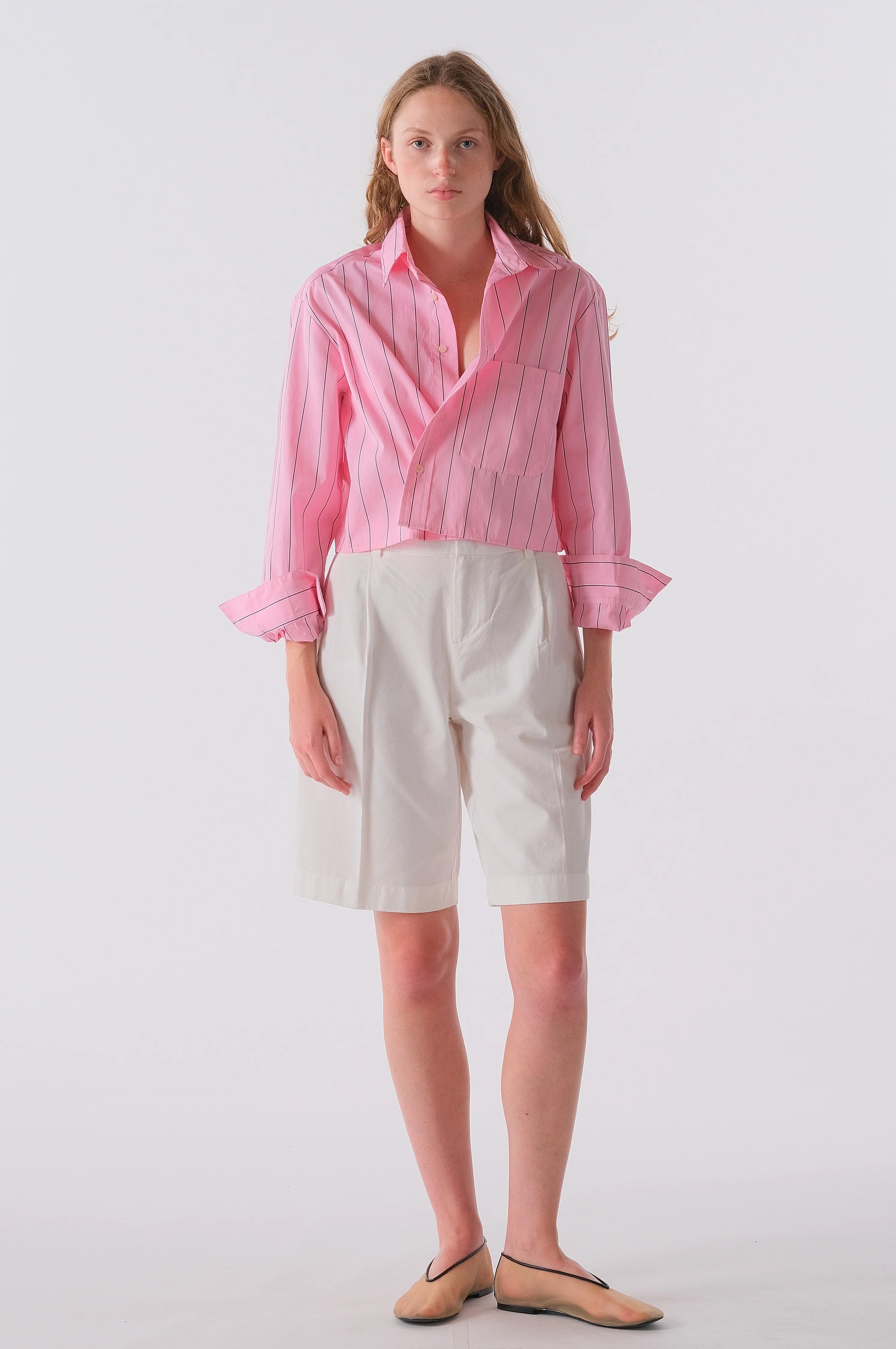 The Shorty Shirt- Breakers Stripes