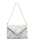 Elaine Turner- Bella Clutch- Opalescent Grey & Chevron Snake - Edit by Elaine Turner