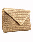 Elaine Turner- Bella Clutch- Gold Raffia - Edit by Elaine Turner