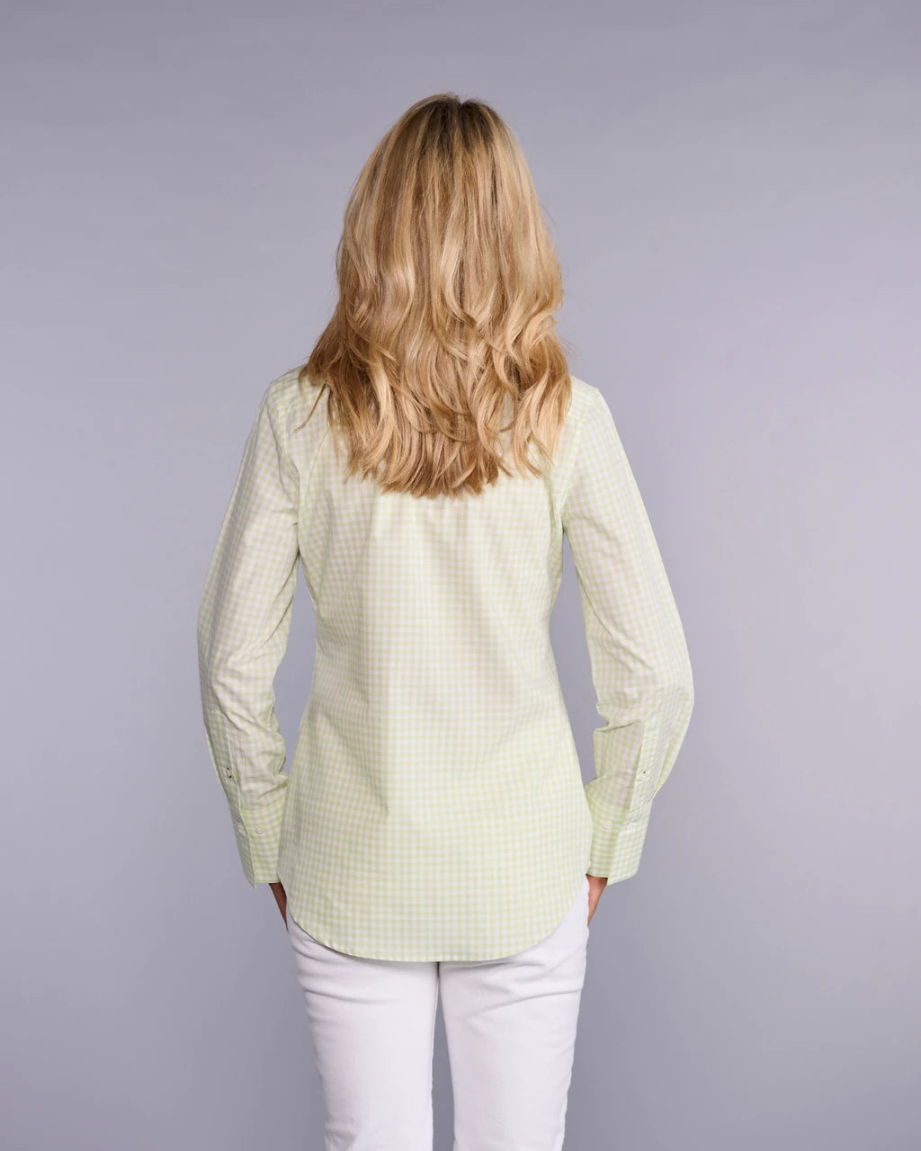 Claridge & King- The League- Lime Squeeze Check - Edit by Elaine Turner