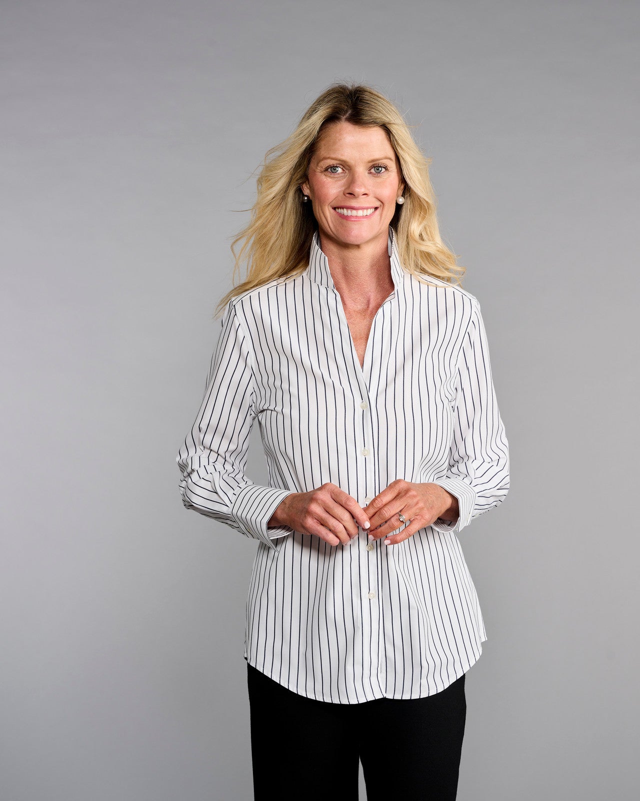 The League- Black & White Stripe