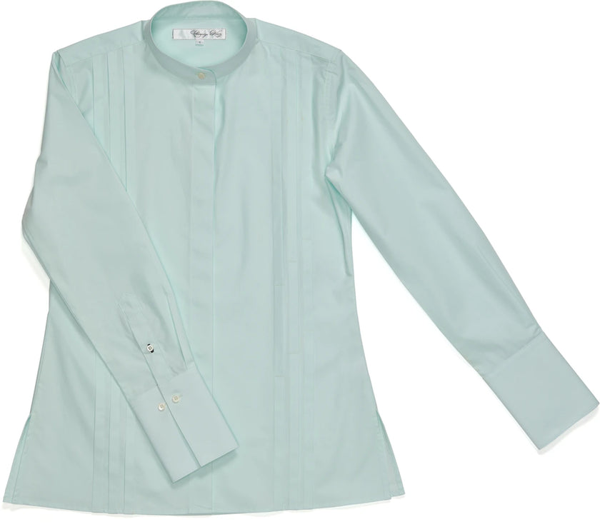 Claridge & King- The Annie Shirt- Cool Mint - Edit by Elaine Turner