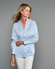 Claridge & King- The League- Blue Shadow Stripe - Edit by Elaine Turner