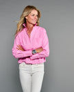 Claridge & King- The Crop Shirt- Lipstick Pink - Edit by Elaine Turner