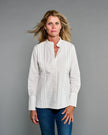 Claridge & King- The Annie Shirt- Crisp White - Edit by Elaine Turner