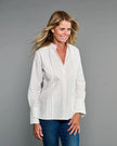 Claridge & King- The Annie Shirt- Crisp White - Edit by Elaine Turner
