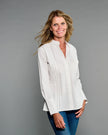 Claridge & King- The Annie Shirt- Crisp White - Edit by Elaine Turner