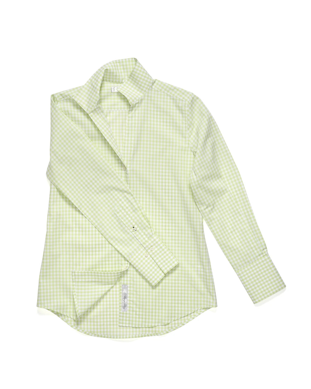 Claridge & King- The League- Lime Squeeze Check - Edit by Elaine Turner