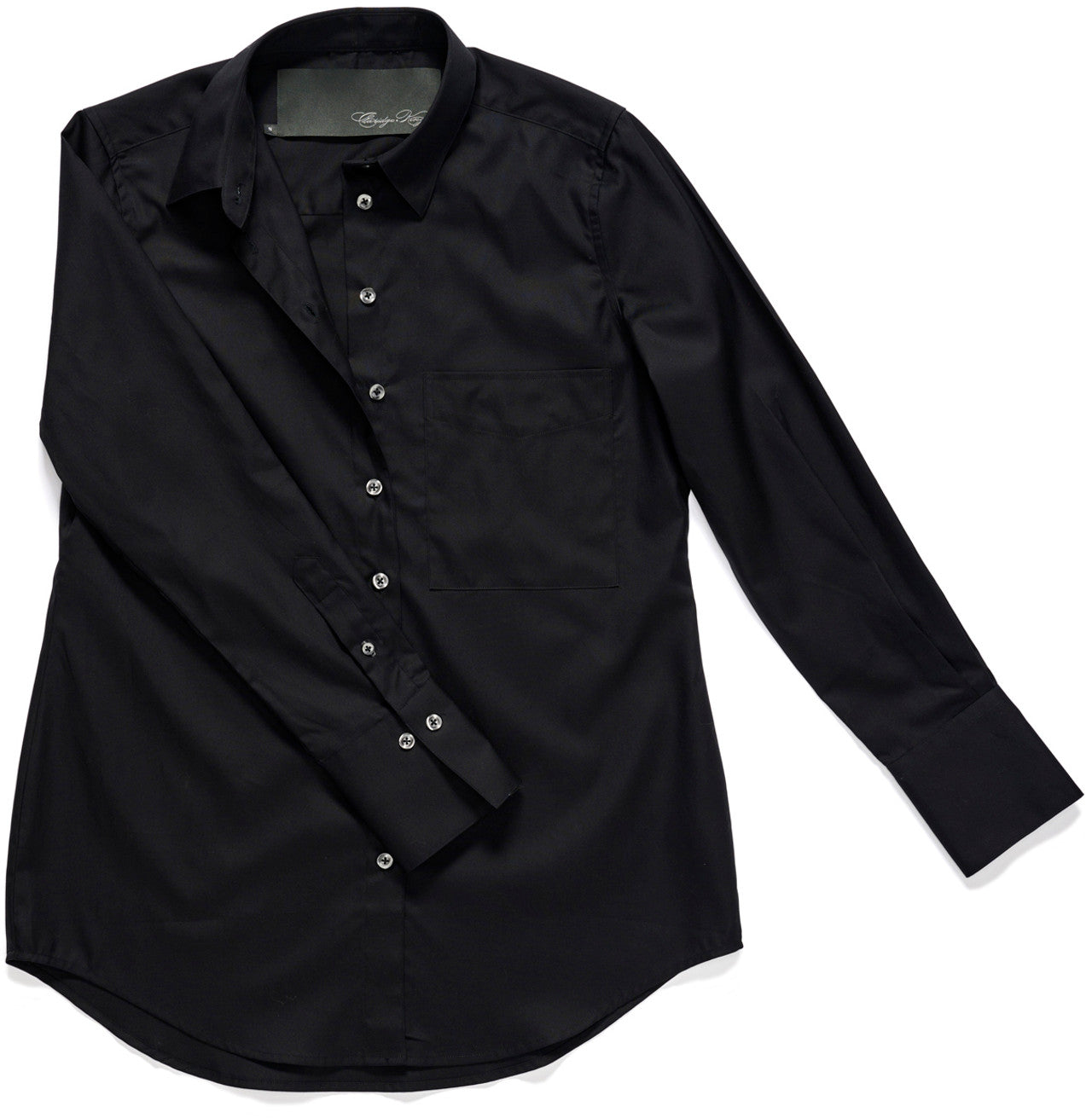 The Mod- Pitch Black Poplin