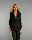 The Mod- Pitch Black Poplin