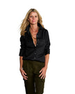 The Mod- Pitch Black Poplin