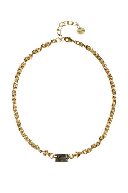 Alej Chain Necklace Labradorite