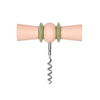 Bow Tie Corkscrew- Pink & Green