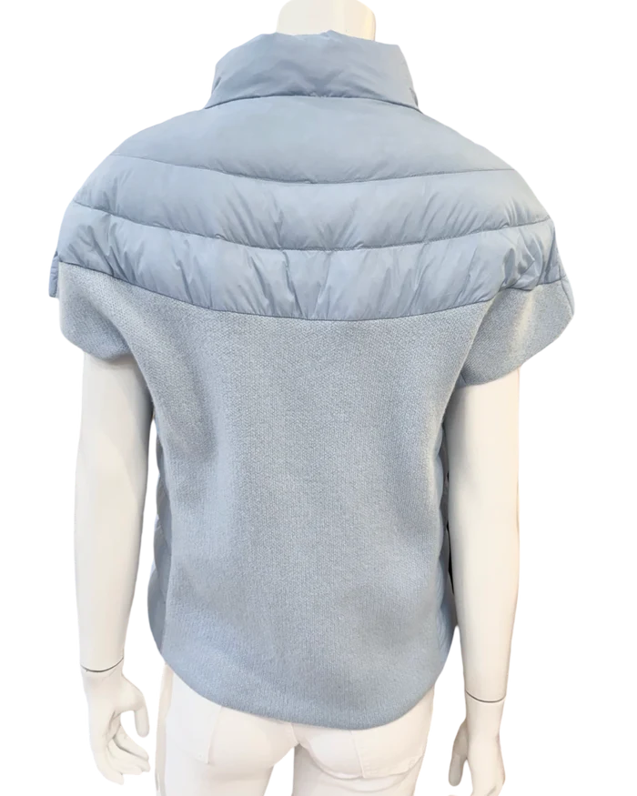 Cortland Park- Wellesley Vest - Grey. Available at Edit by Elaine Turner in Houston, TX. Back View. 