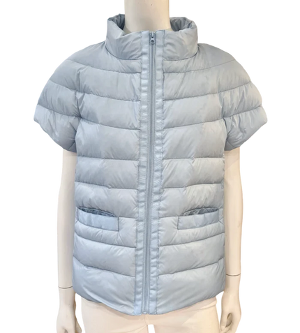 Cortland Park- Wellesley Vest - Grey. Available at Edit by Elaine Turner in Houston, TX. Front View. 