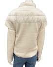 Cortland Park- Wellesley Vest - white & Snow. Available at Edit by Elaine Turner in Houston, TX. Back View. 