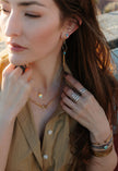 Half North Star Ring w/ Diamond