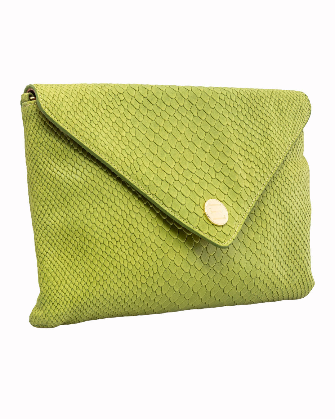 Elaine Turner- Bella Clutch- Chartreuse Lizard - Edit by Elaine Turner