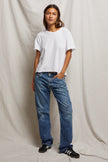Eddie Boxy Raw Hem Tee