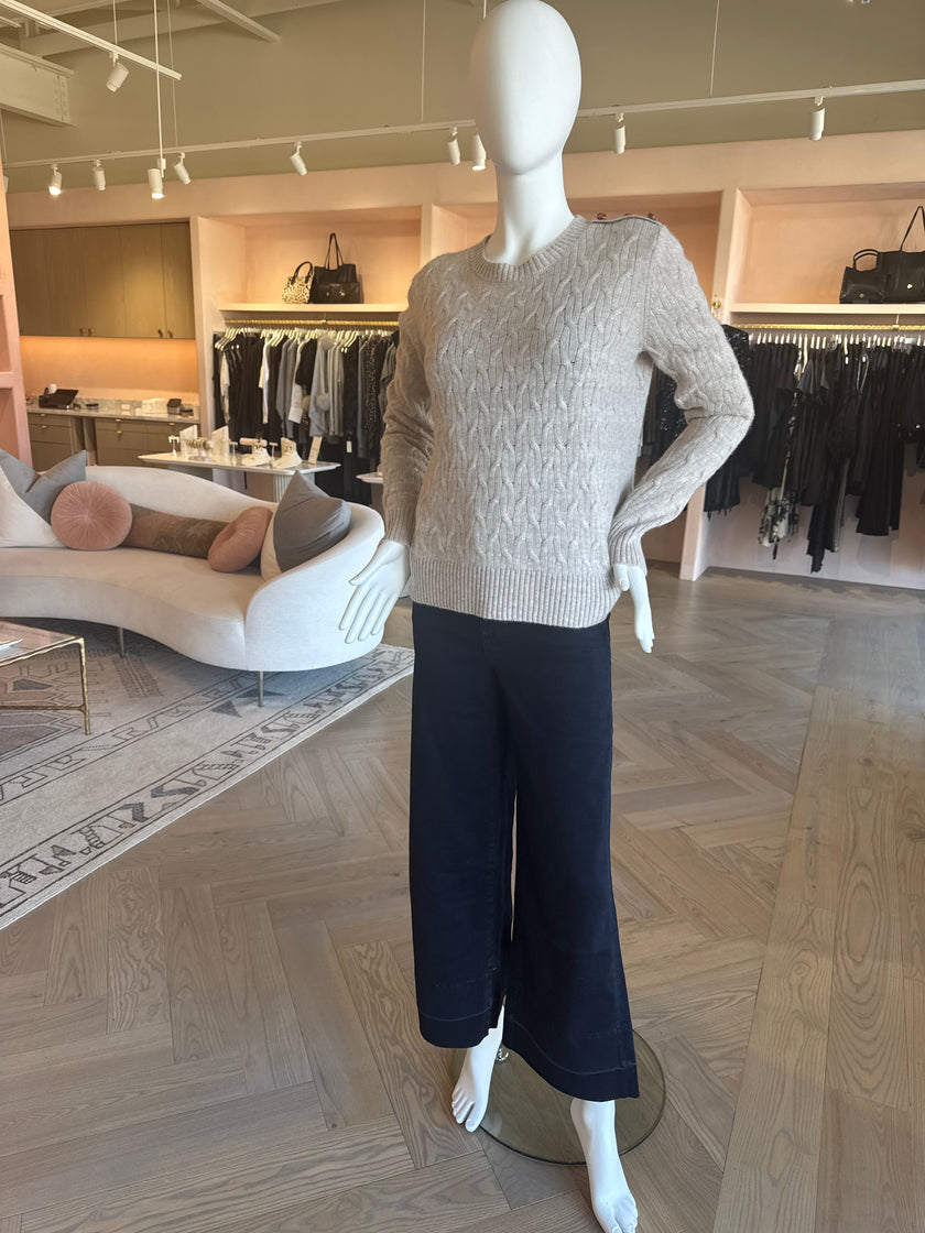 Kennedy Cashmere Sweater- Beige