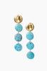 Four Tiered Coin Earrings