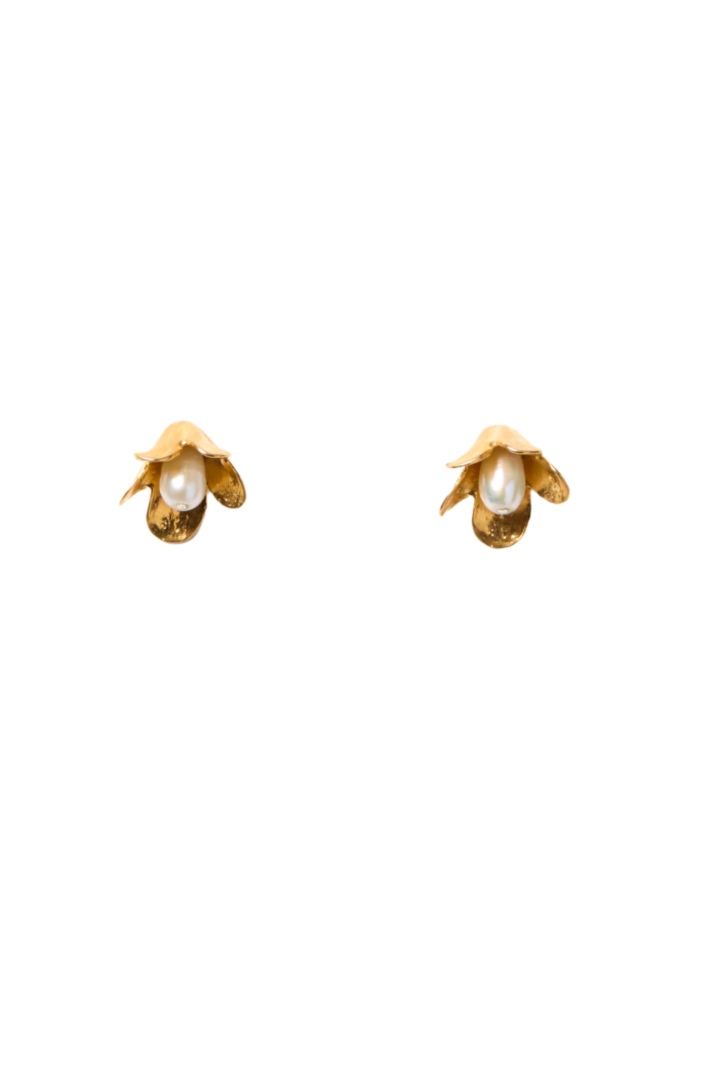 Mother of Pearl Flower Earrings
