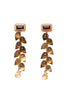 Angie Whiskey Quartz Earrings