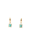 CHAN LUU- Tabby Turquoise Hoop Earrings - Edit by Elaine Turner
