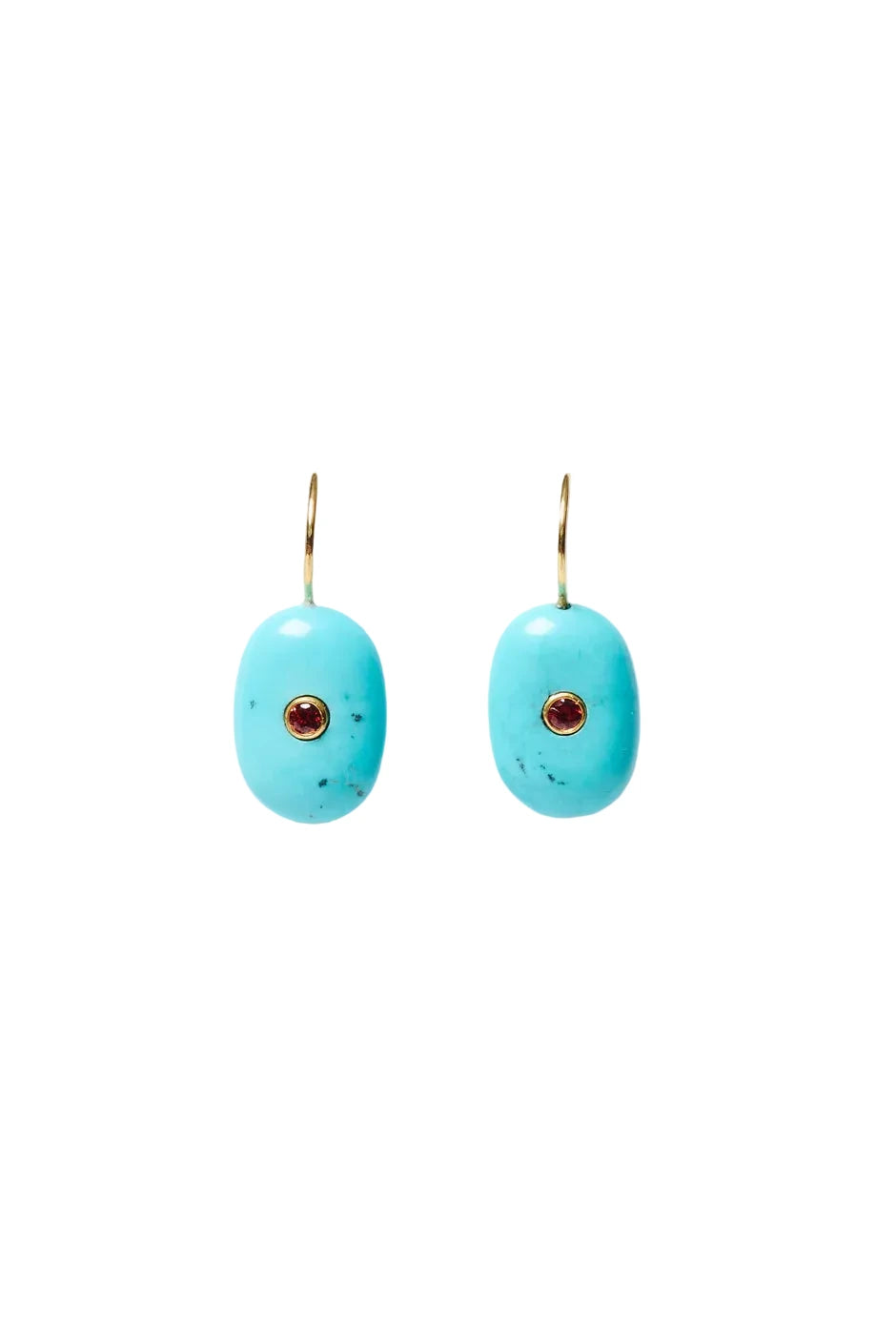 CHAN LUU- Strone Drop Turquoise Earrings - Edit by Elaine Turner
