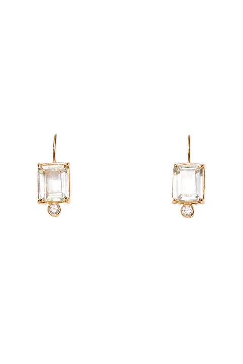 Chapel Green Amethyst Earrings