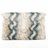 Bella Clutch- Blue Multi Python
