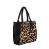 Mauney Satchel Bag-  Cheetah Haircalf