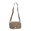 Jackie Camera Bag- Taupe Quilted Pebble Leather