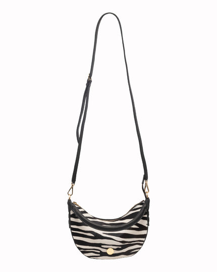 Elaine Turner- Sawyer Shoulder Bag- Zebra Haircalf